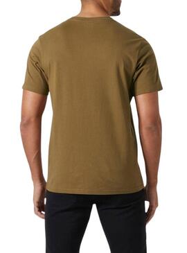 Maglietta Helly Hansen Box marrone per uomo