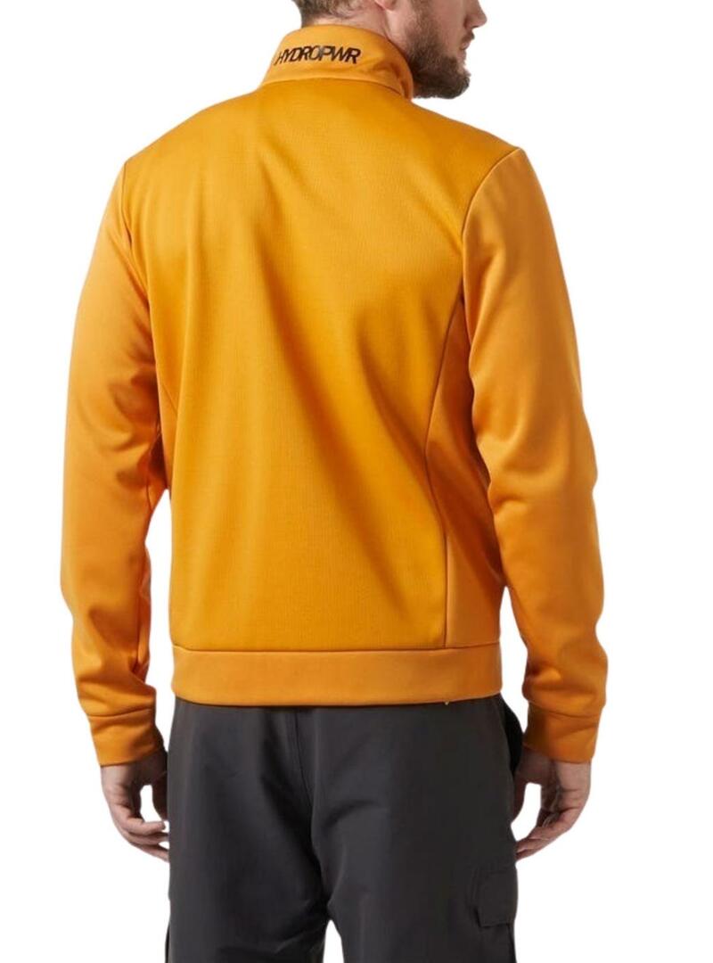 Giacca in pile Helly Hansen mostarda per uomo.