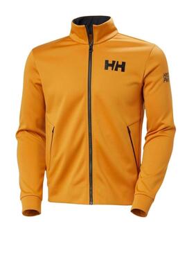Giacca in pile Helly Hansen mostarda per uomo.