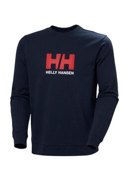 Felpa Helly Hansen HH Logo blu marino per uomo.