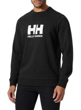 Felpa Helly Hansen HH Logo nera per uomo.