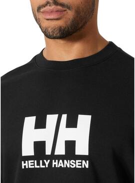 Felpa Helly Hansen HH Logo nera per uomo.
