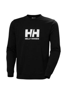 Felpa Helly Hansen HH Logo nera per uomo.
