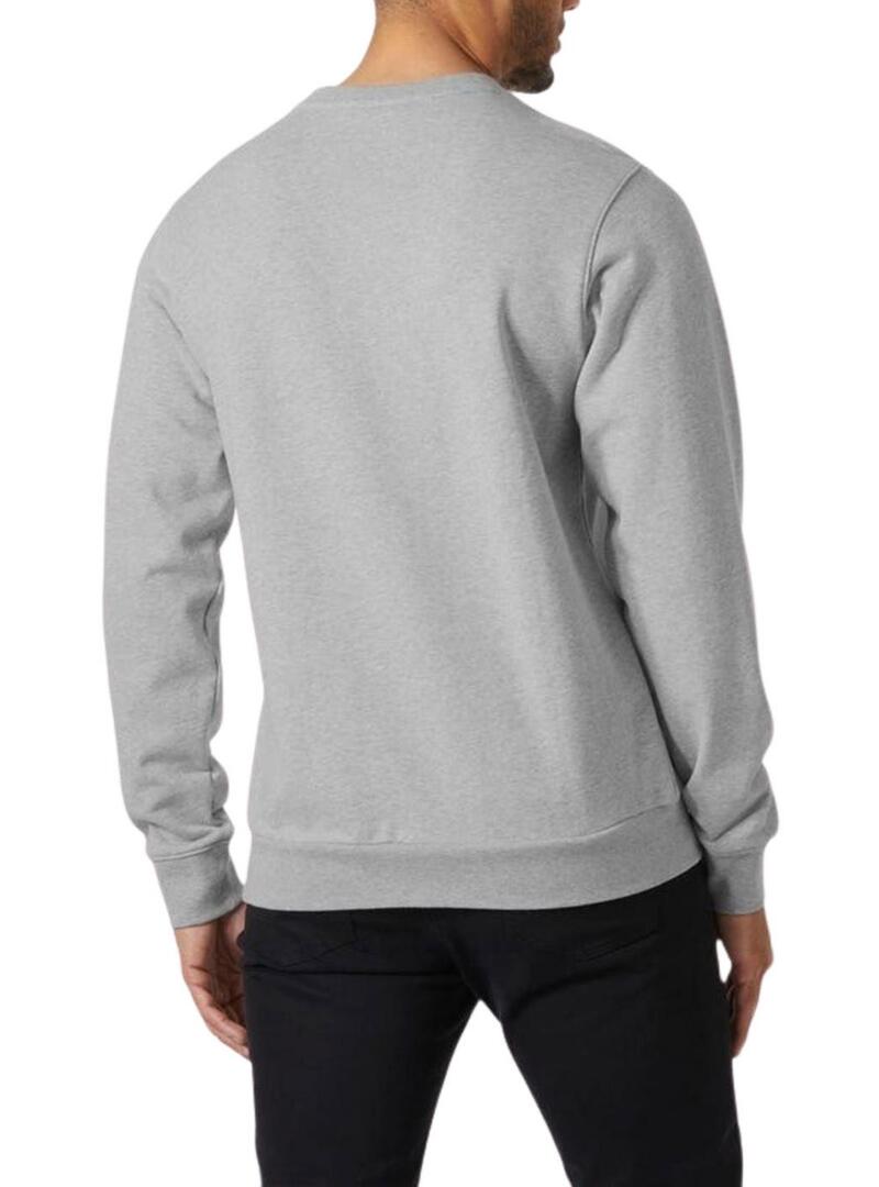 Felpa Helly Hansen HH Logo grigia per uomo