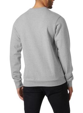 Felpa Helly Hansen HH Logo grigia per uomo