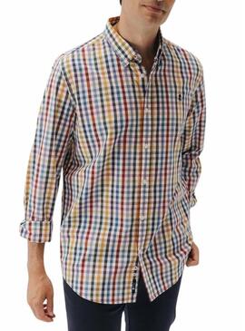 Camicia El Pulpo a quadri vichy grande multicolore per uomo