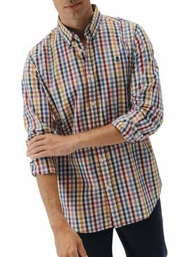 Camicia El Pulpo a quadri vichy grande multicolore per uomo
