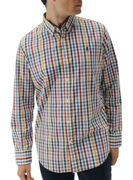 Camicia El Pulpo a quadri vichy grande multicolore per uomo