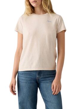 Maglietta Levis Perfect beige per donna
