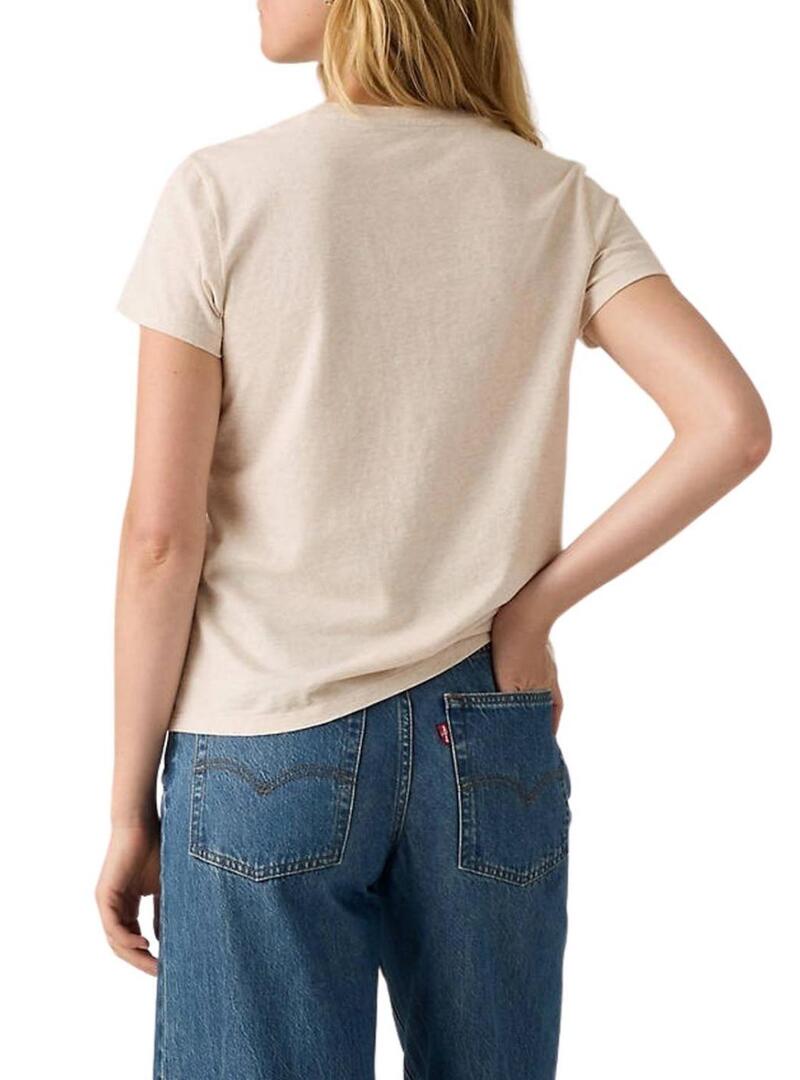 Maglietta Levis Perfect beige per donna