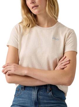 Maglietta Levis Perfect beige per donna
