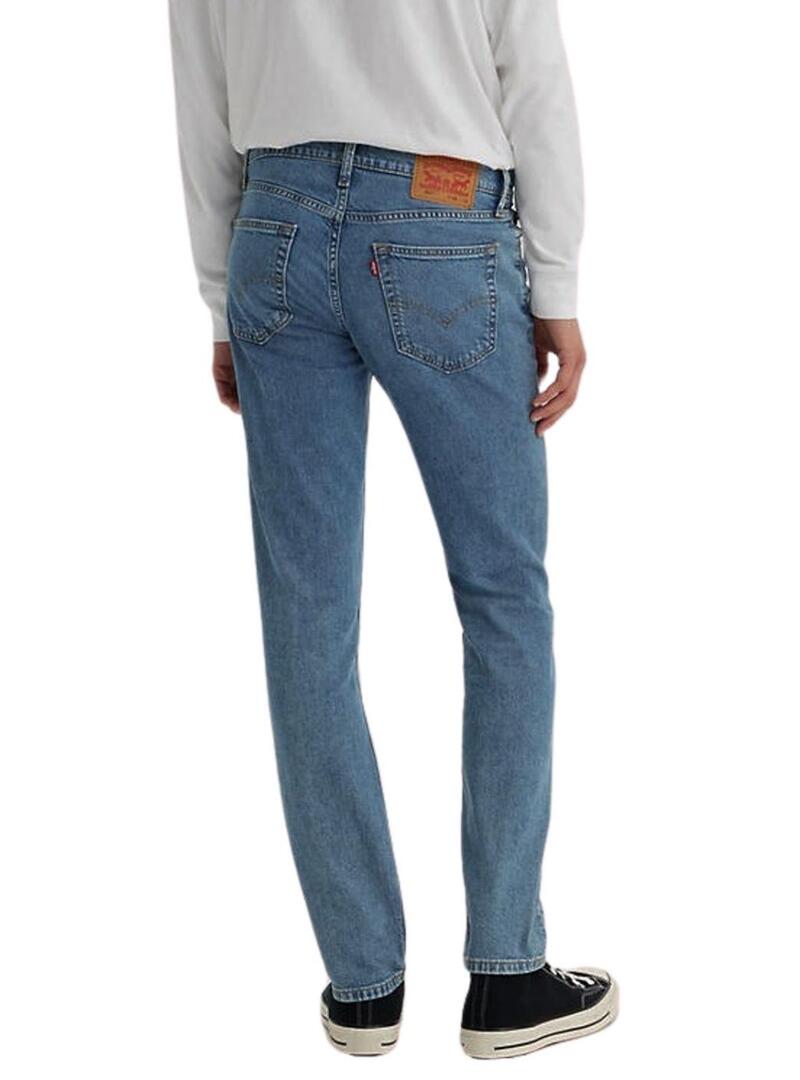 Pantaloni in denim Levis 511 Slim Remain blu per uomo.