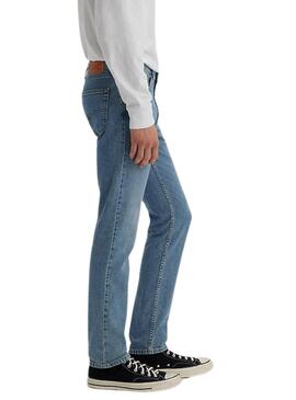 Pantaloni in denim Levis 511 Slim Remain blu per uomo.
