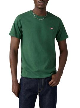 Maglietta Levis Original Housemark verde per uomo
