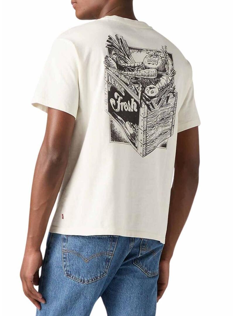 Maglietta Levis Graphic Vintage Fresh bianca per uomo