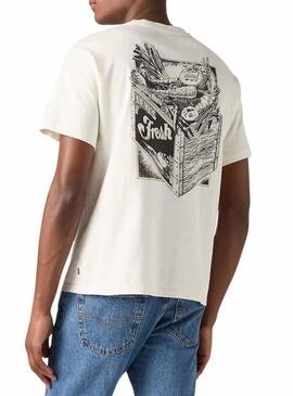 Maglietta Levis Graphic Vintage Fresh bianca per uomo