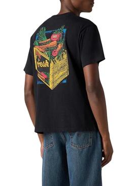 Maglietta Levis Graphic Vintage Fresh nera per uomo.