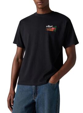 Maglietta Levis Graphic Vintage Fresh nera per uomo.