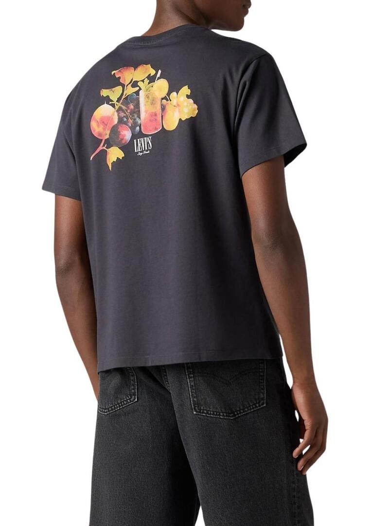 Maglietta Levis Graphic Vintage grigia per uomo