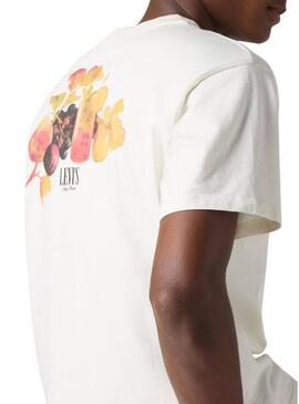 Maglietta Levis Graphic Vintage beige per uomo