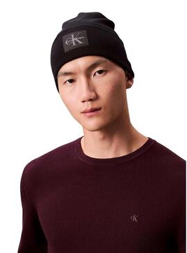 Cappello Calvin Klein Monologo Patch nero per uomo