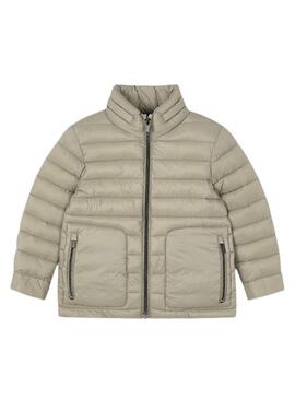 Giaccone leggero beige Mayoral per bambino