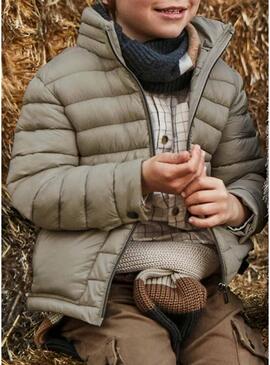 Giaccone leggero beige Mayoral per bambino