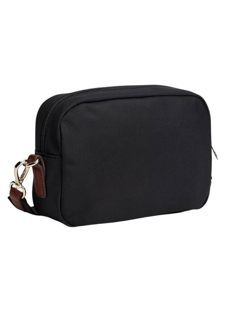 Borsa a tracolla Tommy Hilfiger Popette nera per donna