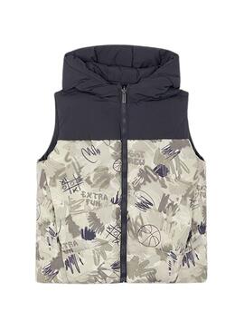 Gilet Mayoral grigio reversibile per bambino.