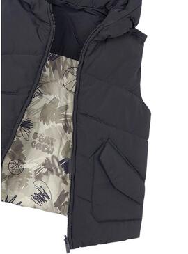 Gilet Mayoral grigio reversibile per bambino.