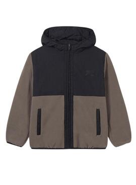 Giaccone Mayoral reversibile nero per bambino