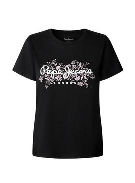 Maglietta Pepe Jeans Bero nera per donna
