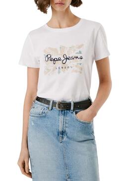 Maglietta Pepe Jeans Babu bianca per donna