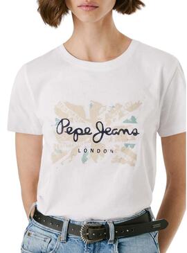 Maglietta Pepe Jeans Babu bianca per donna