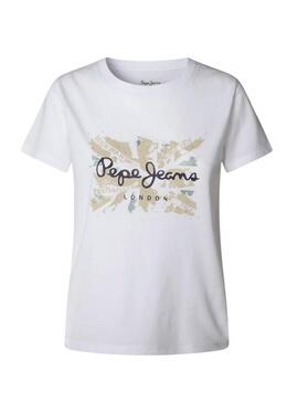 Maglietta Pepe Jeans Babu bianca per donna