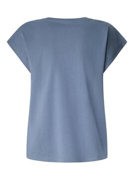 Maglietta Pepe Jeans Bernice blu per donna