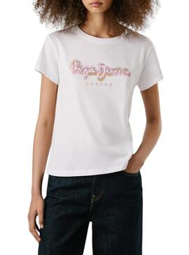Maglietta Pepe Jeans Becky bianca per donna