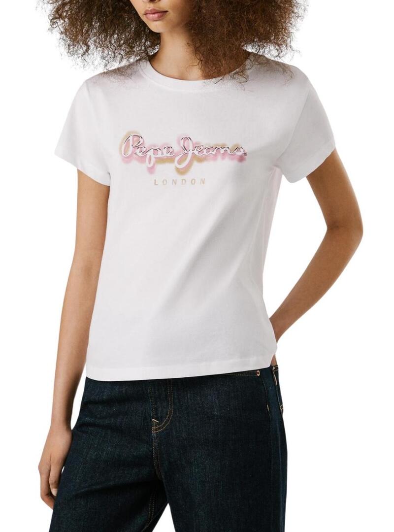 Maglietta Pepe Jeans Becky bianca per donna