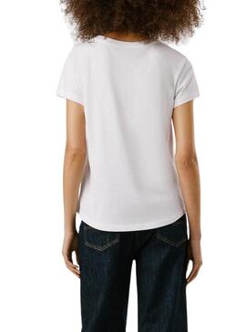 Maglietta Pepe Jeans Becky bianca per donna