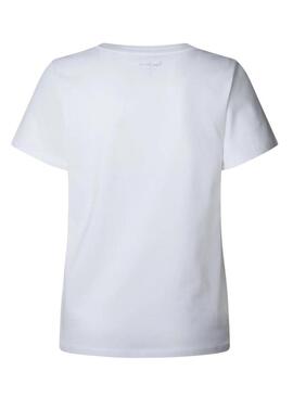 Maglietta Pepe Jeans Becky bianca per donna