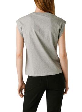 Maglietta Pepe Jeans Barry grigia da donna