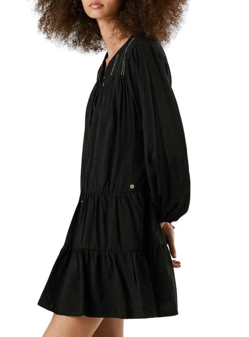 Abito Pepe Jeans Paule nero per donna