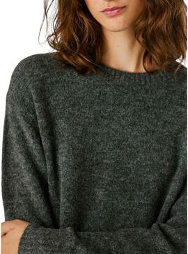 Maglione Pepe Jeans Cecil grigio girocollo per donna