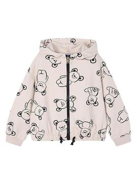 Tuta Mayoral 2 pantaloni neri e beige per bambina
