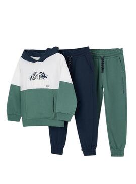 Tuta Mayoral 2 pantaloni verdi per bambino