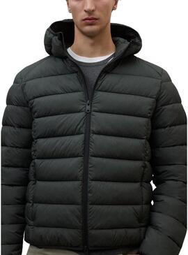 Giacca trapuntata Ecoalf Aspen verde scuro per uomo