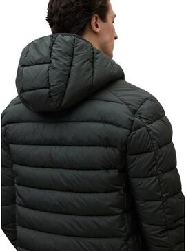 Giacca trapuntata Ecoalf Aspen verde scuro per uomo