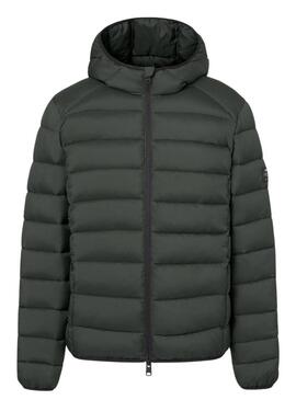 Giacca trapuntata Ecoalf Aspen verde scuro per uomo