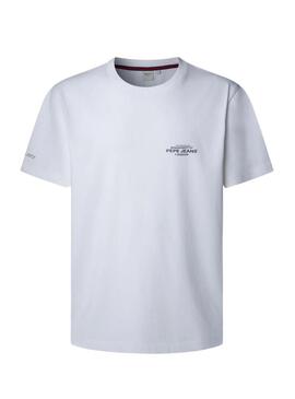 Maglietta Pepe Jeans Tony bianca per uomo.