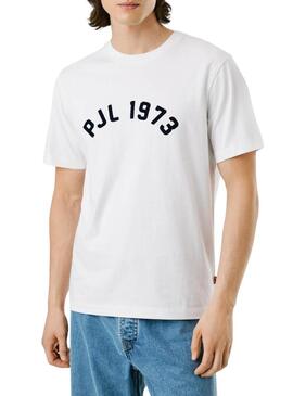 Maglietta Pepe Jeans Maverick bianca per uomo